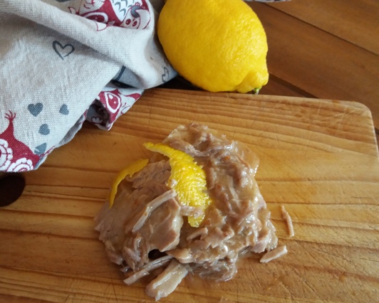 Arrosto di lonza di maiale limone e zenzero