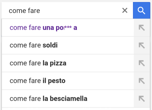 Come fare curiosità. Risponde Google