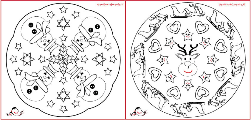 Mandala Natalizi Da Scaricare E Colorare Genitorialmente Mandala Natalizi Da Scaricare E Colorare Genitorialmente
